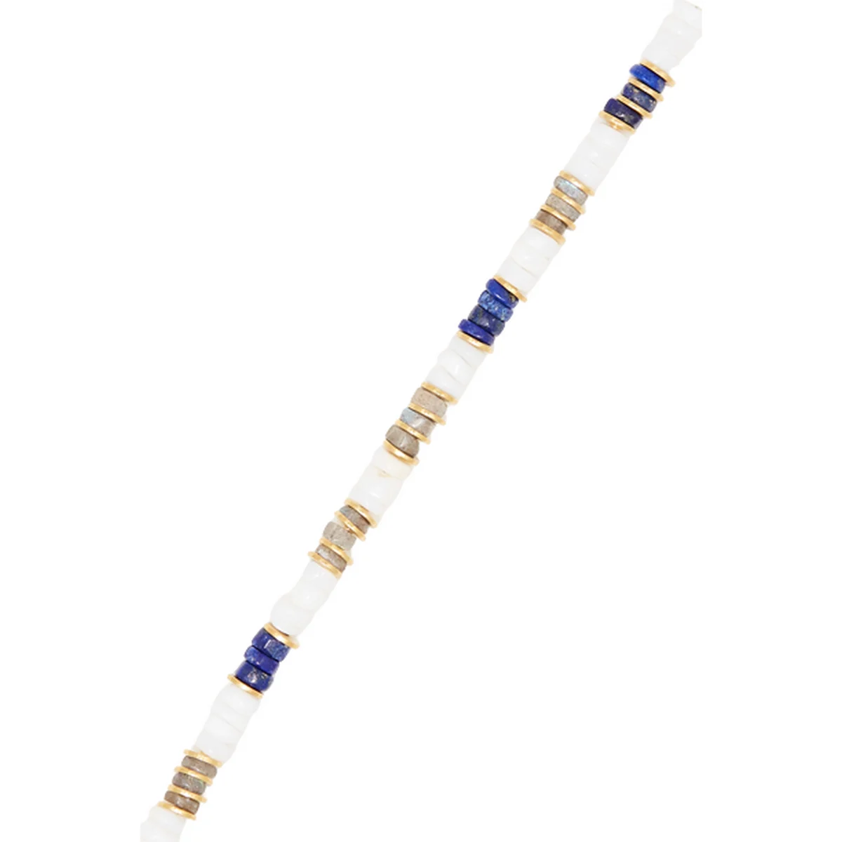 Bracelet "Charapita" Opale blanche Lapis Labradorite – Image 2