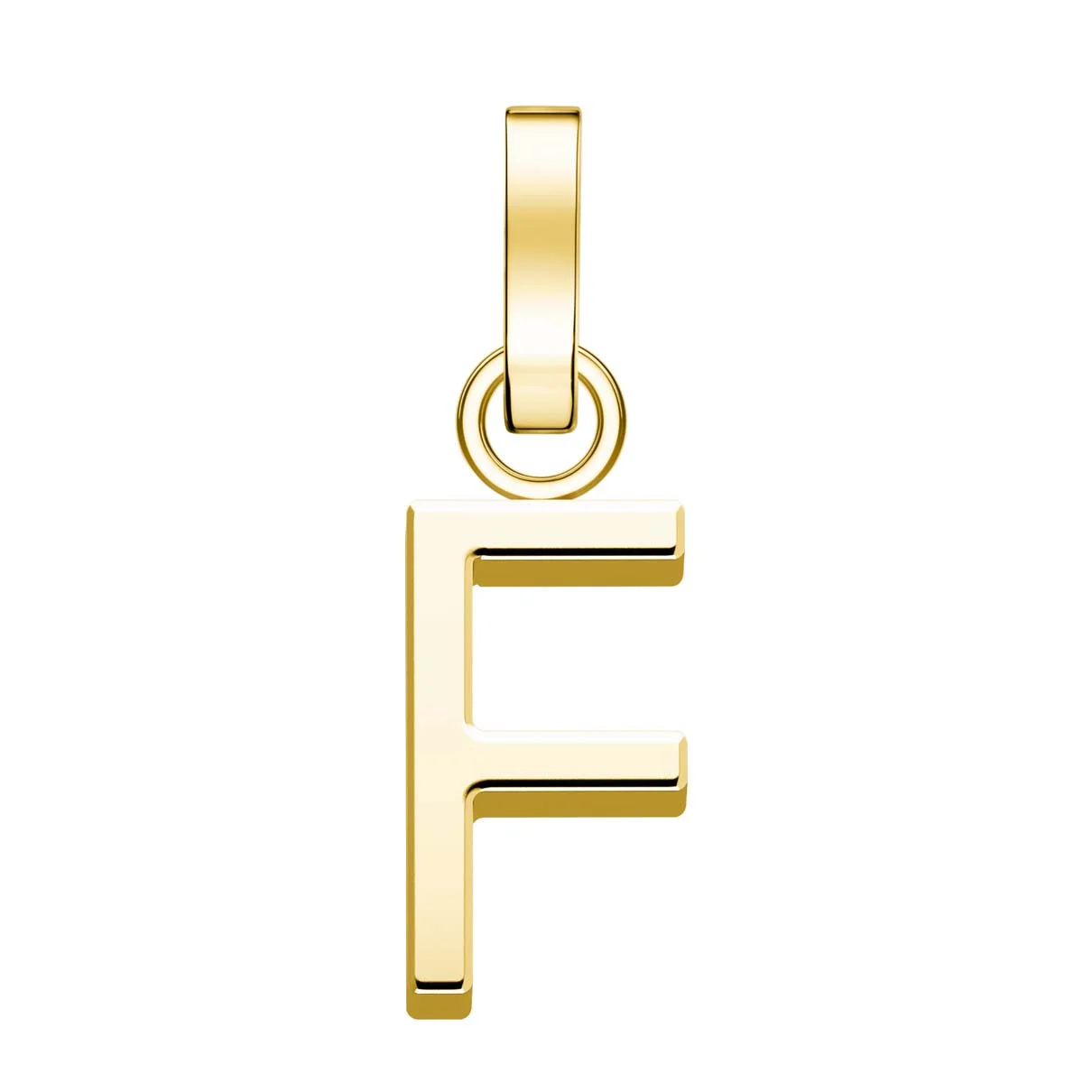 Charm Rosefield "Pendant Gold Letter F" - PE-Gold-1F