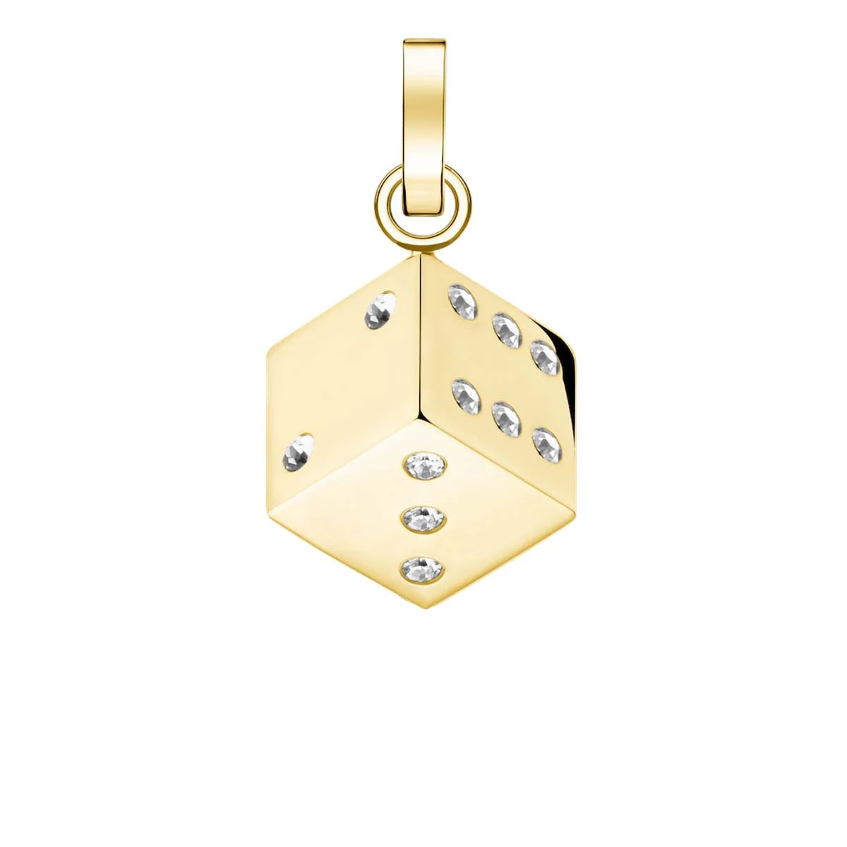 Charm Rosefield "Pendant Gold Lucky Symbol Dice" - PE-Gold-DICE