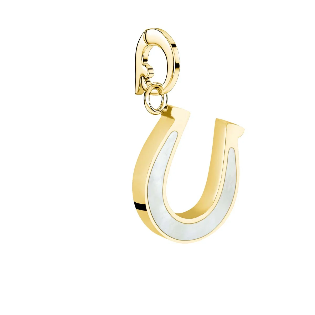 Charm Rosefield "Pendant Gold Lucky Symbol MOP Horseshoe" - PE-Gold-HORSESHOE – Image 2