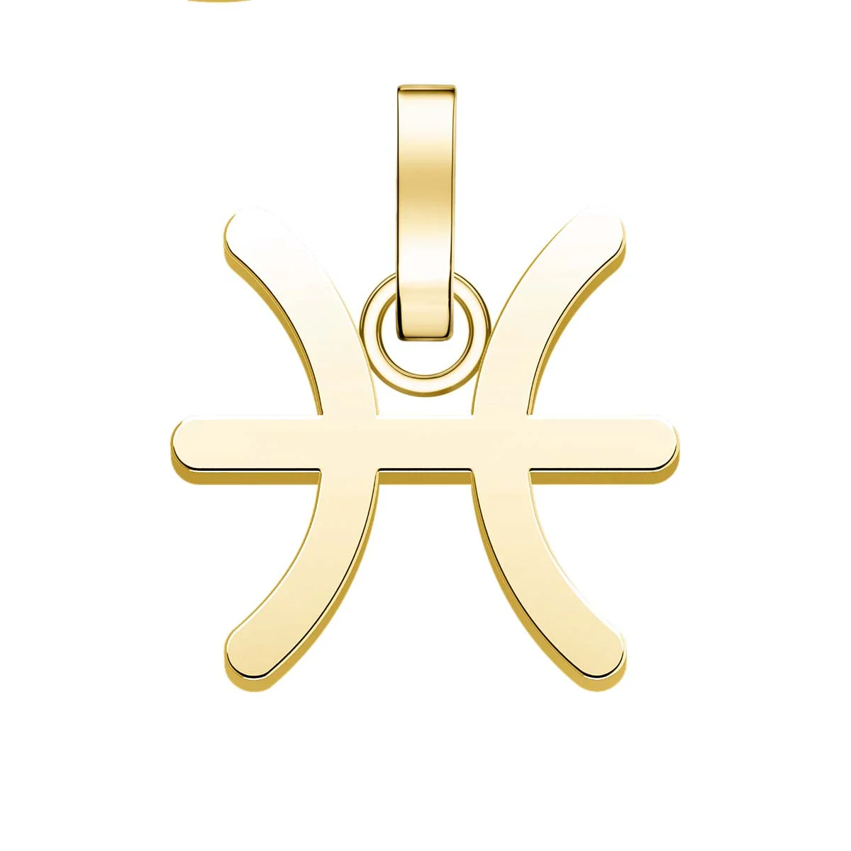 Charm Rosefield "Pendant Gold Zodiac Symbol Pisces" - PE-Gold-Pisces-S