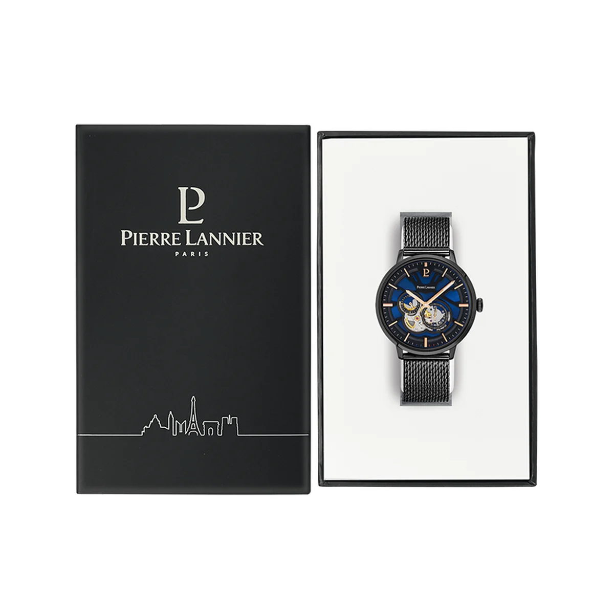 Montre Pierre Lannier Trio Homme Bleu-noir - 335B469 – Image 2