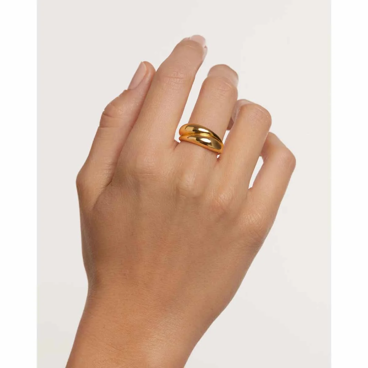 PDPAOLA Bague en argent plaqué or - Desire - AN01-906 – Image 2