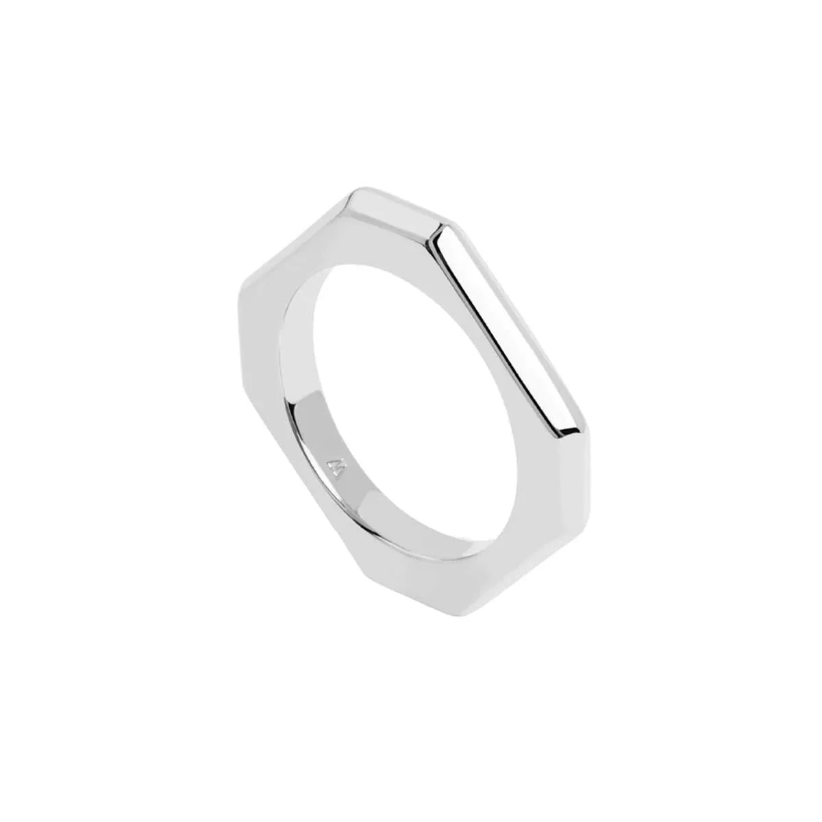 PDPAOLA Bague - Signature Link - en métal - AN02-378