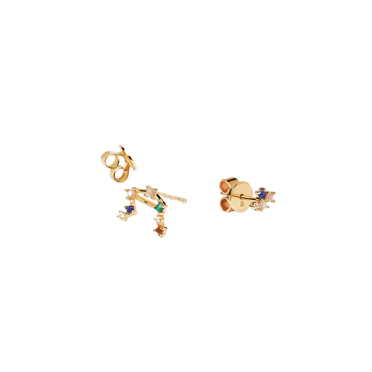PDPAOLA Boucles d'Oreilles - Balance - en argent plaqué or - AR01-410-U – Image 2