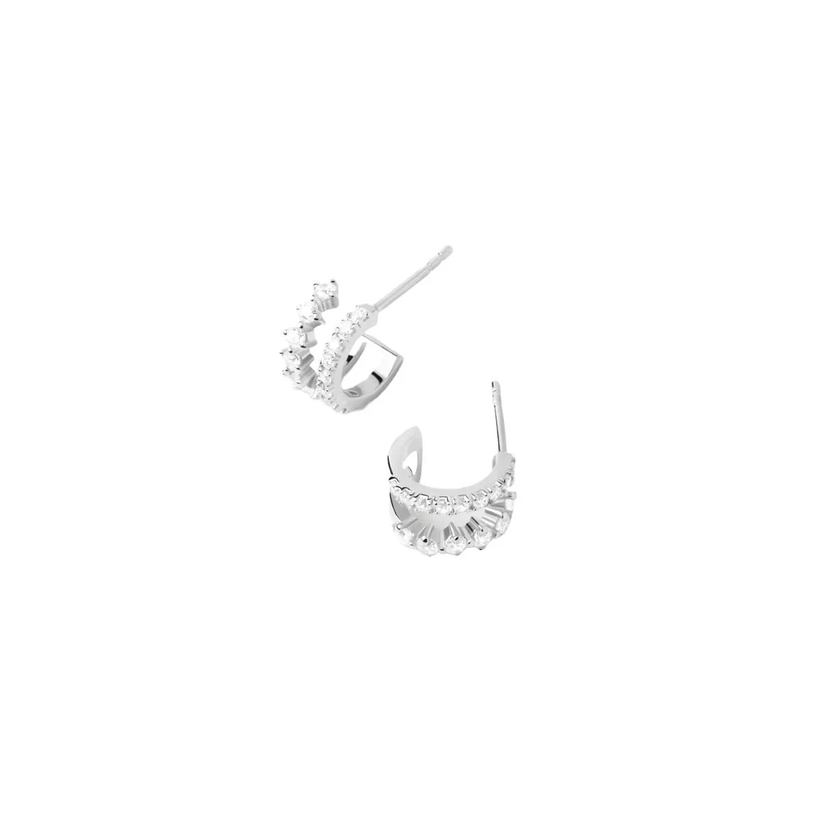 PDPAOLA Boucles d'oreilles en argent - Rubi Silver - AR02-805-U