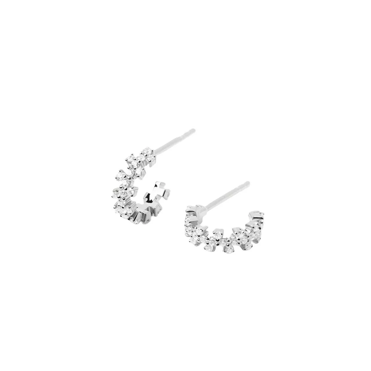 PDPAOLA Boucles d'Oreilles - Little Crown - en argent - AR02-578-U