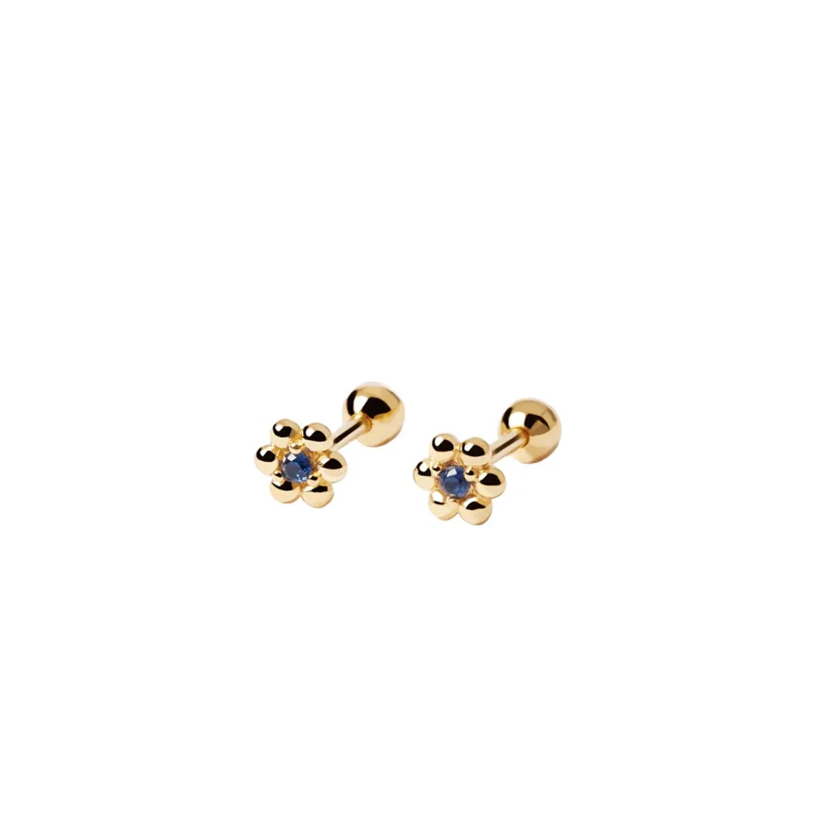 PDPAOLA Boucles d'Oreilles - Marguerite - en argent plaqué or - AR01-283-U