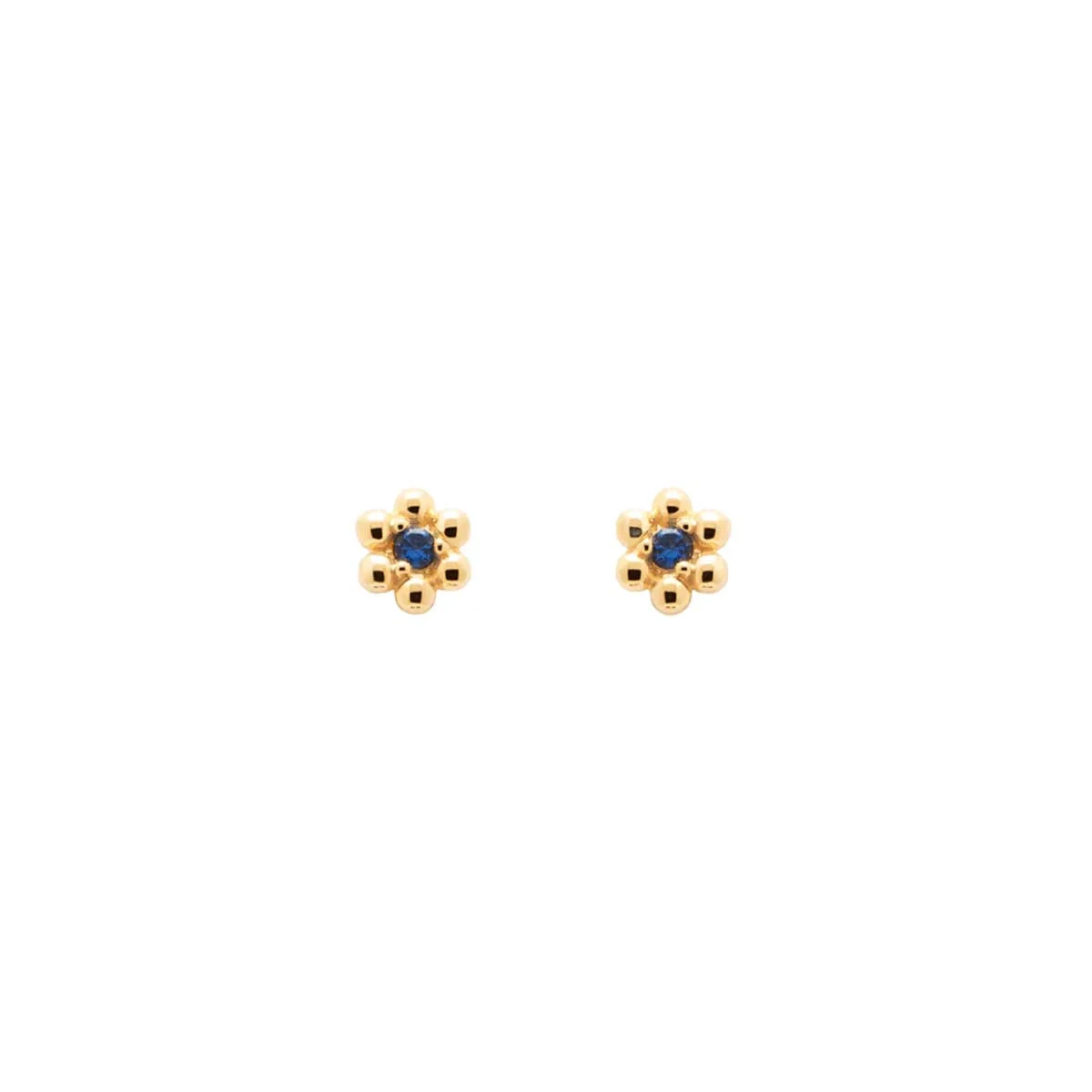 PDPAOLA Boucles d'Oreilles - Marguerite - en argent plaqué or - AR01-283-U – Image 2