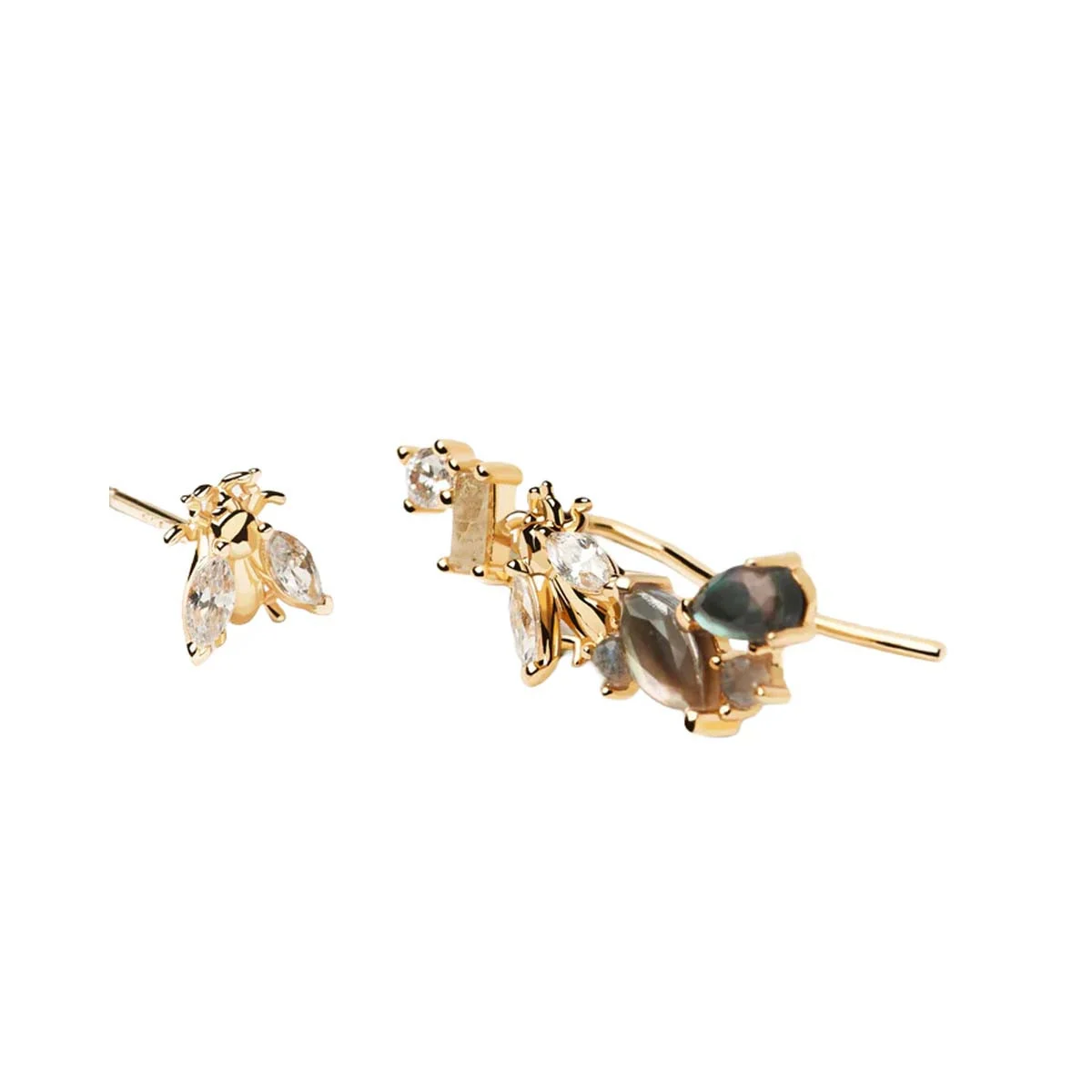 PDPAOLA Boucles d'Oreilles - Revery - en argent plaqué or - AR01-321-U