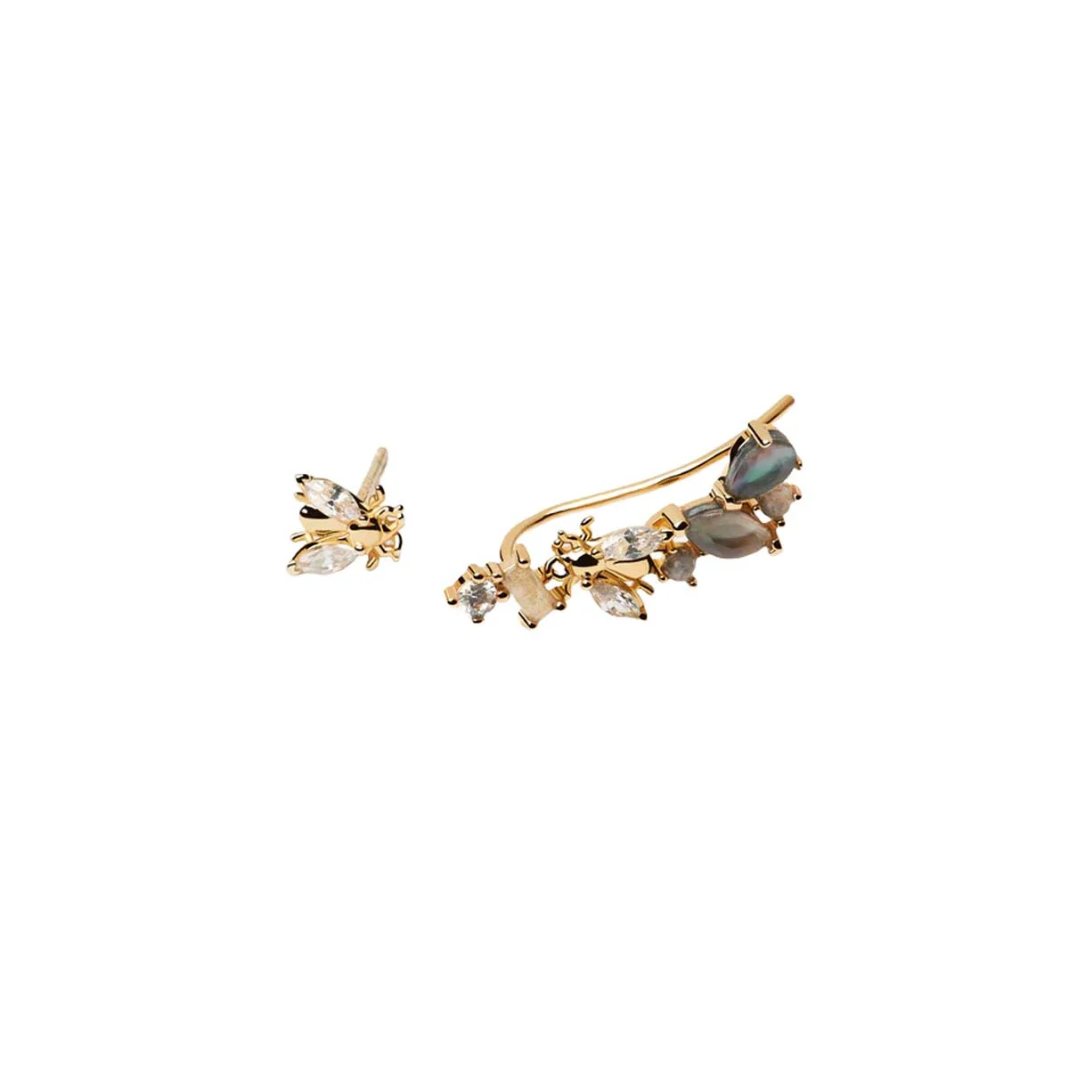PDPAOLA Boucles d'Oreilles - Revery - en argent plaqué or - AR01-321-U – Image 2