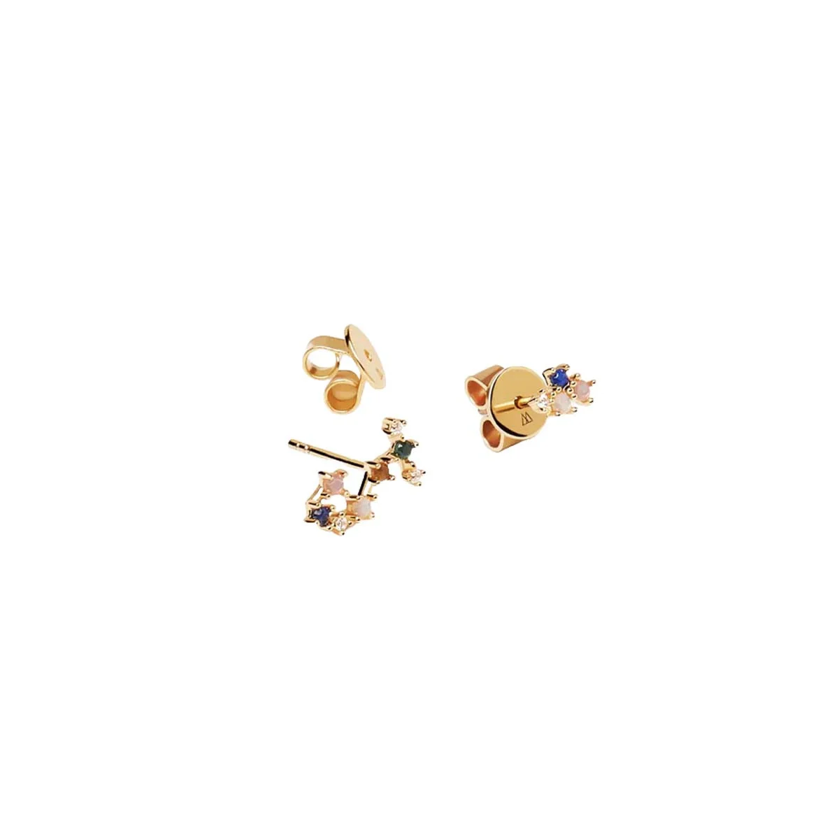 PDPAOLA Boucles d'Oreilles - Scorpion - en argent plaqué or - AR01-411-U – Image 2