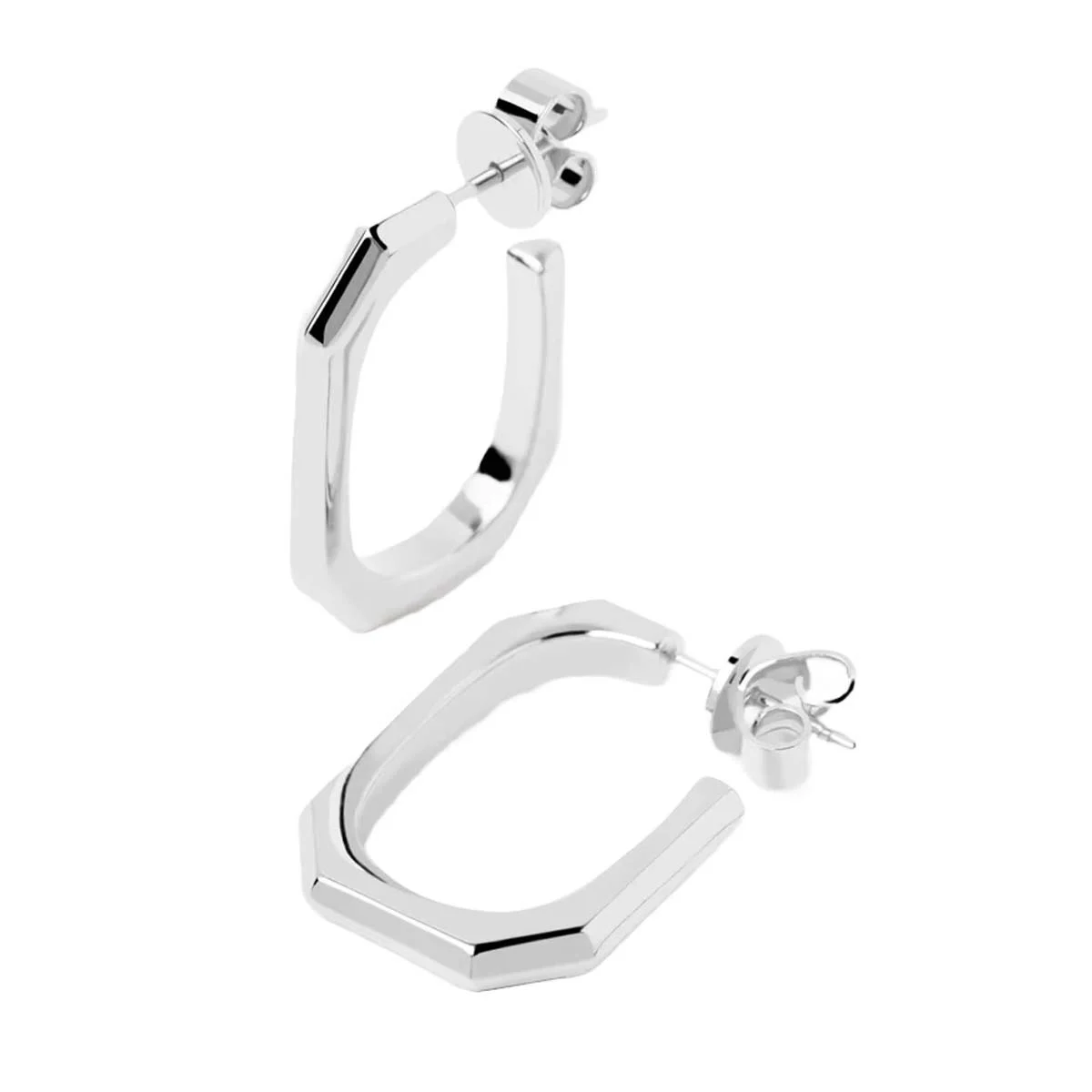PDPAOLA Boucles d'Oreilles - Signature Link - en métal - AR02-415-U – Image 2