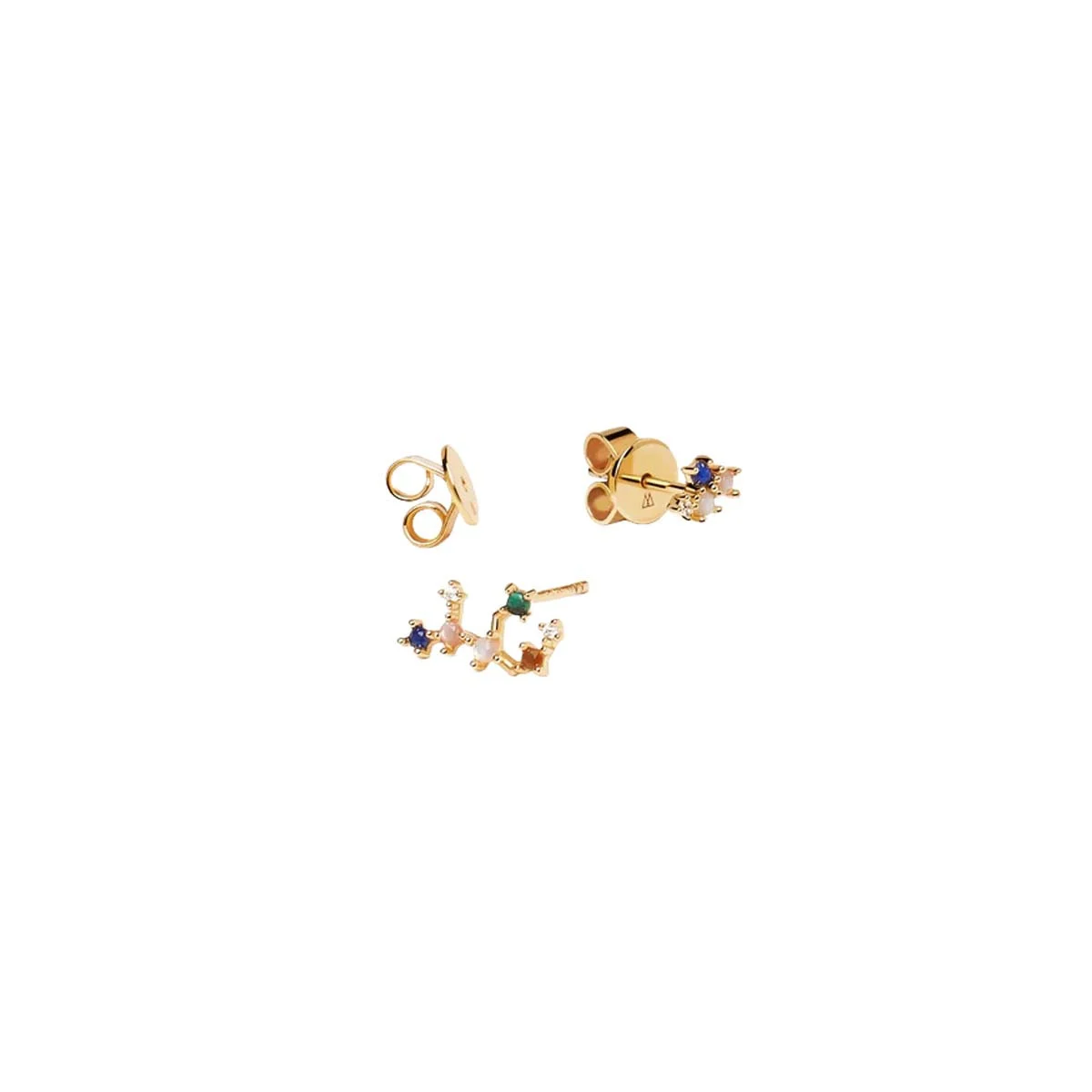 PDPAOLA Boucles d'Oreilles - Vierge - en argent plaqué or - AR01-409-U – Image 2