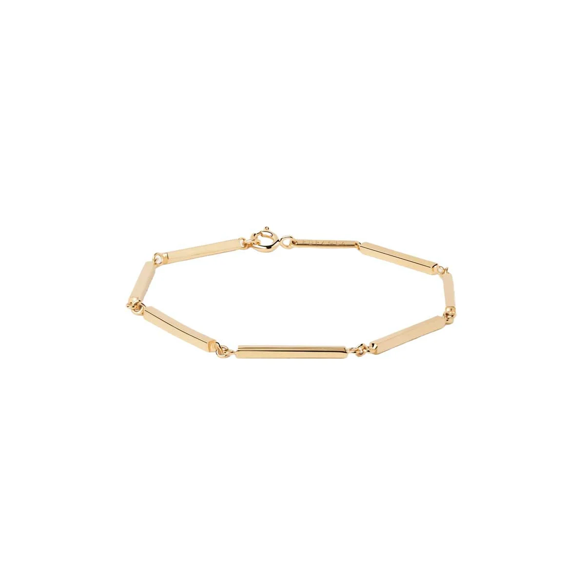 PDPAOLA Bracelet en argent plaqué or - Bar Chain - PU01-405-U