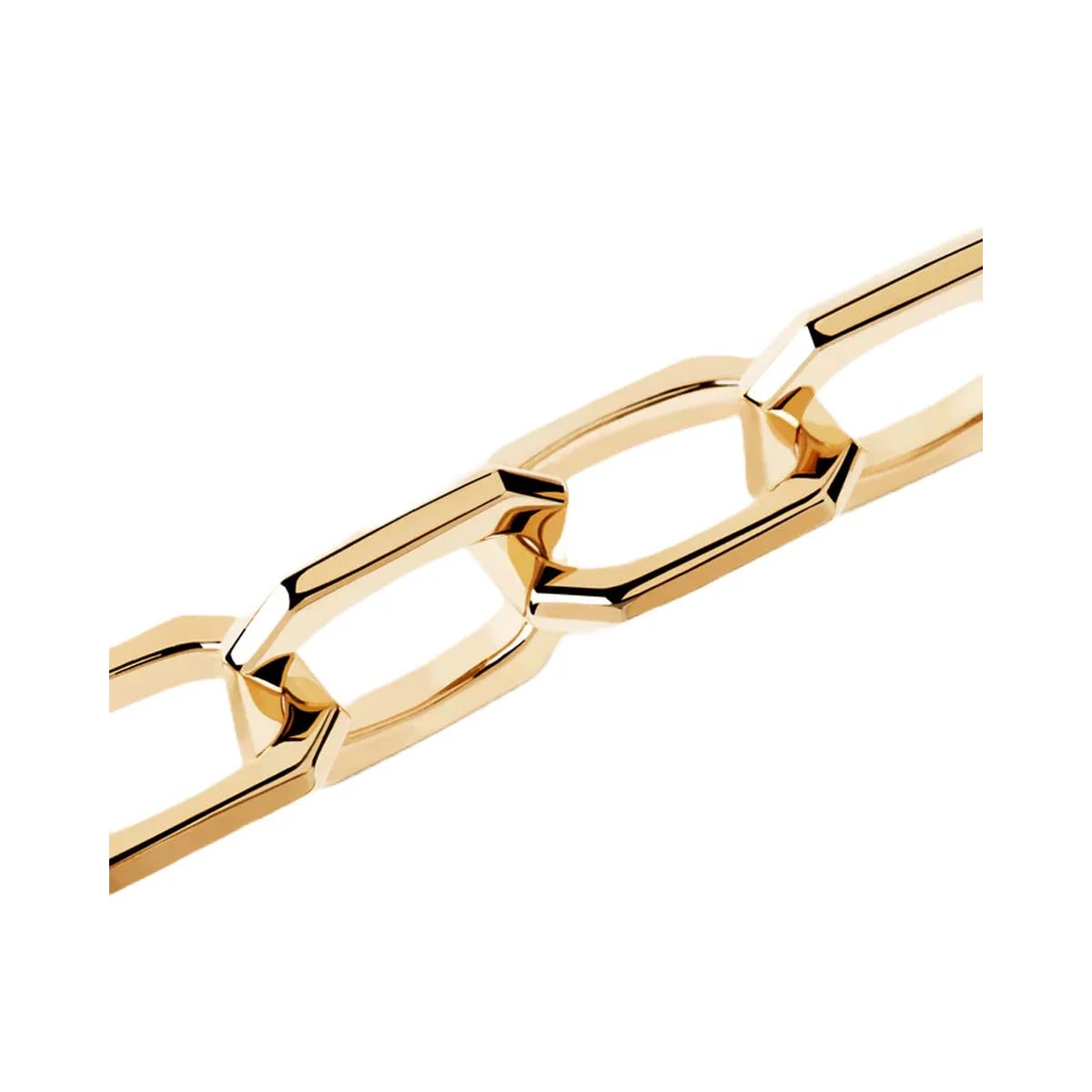PDPAOLA Bracelet - Large Signature Chain - en métal plaqué or - PU01-152-U – Image 2