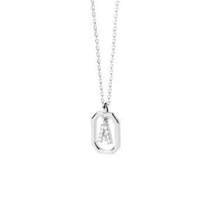 PDPAOLA Collier en argent - Mini Lettre A - CO02-512-U