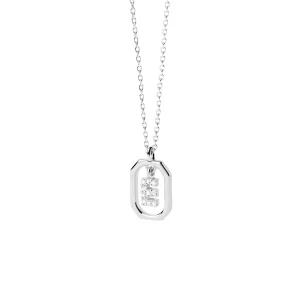 PDPAOLA Collier en argent - Mini Lettre E - CO02-516-U