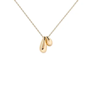 PDPAOLA Collier en argent plaqué or - Sugar - CO01-606-U